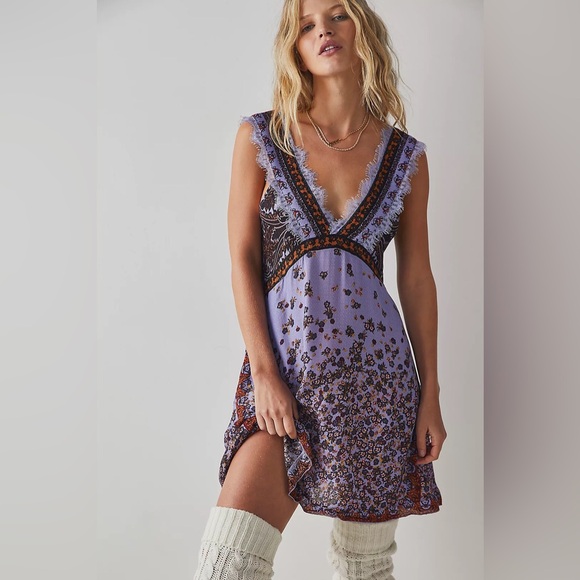 Free People East Willow Trapeze Slip Dress - Picture 1 of 11